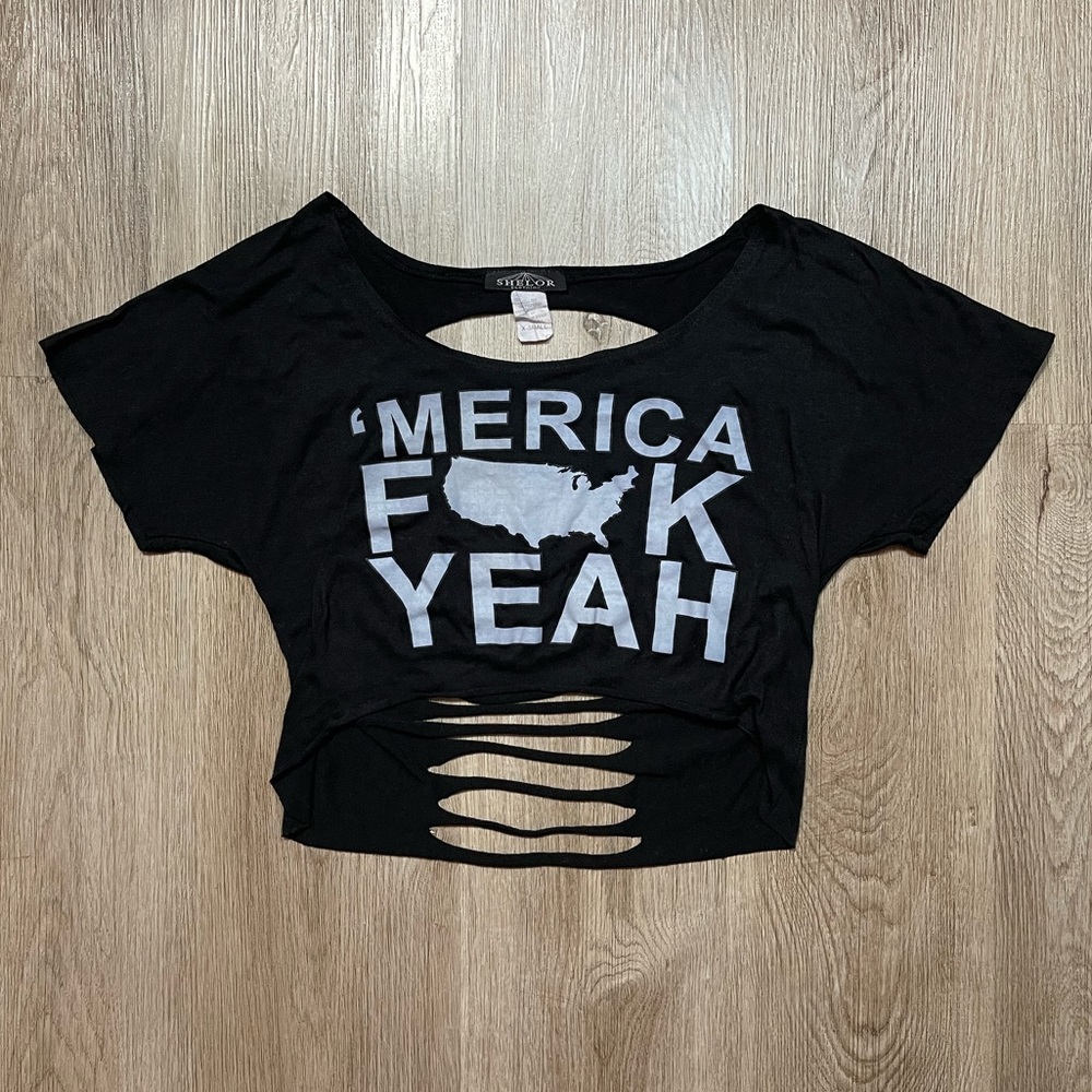 Shelor Crop Shirt Size XS
